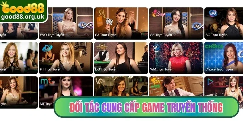 Đối tác cung cấp game truyền thống quen thuộc