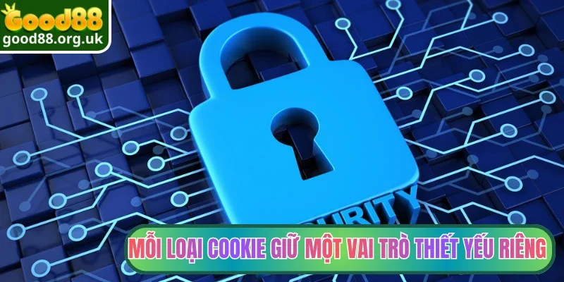 Mỗi loại Cookie giữ một vai trò thiết yếu riêng 