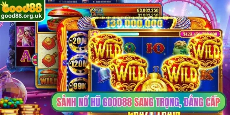 Sảnh nổ hũ Good88 sang trọng, đẳng cấp